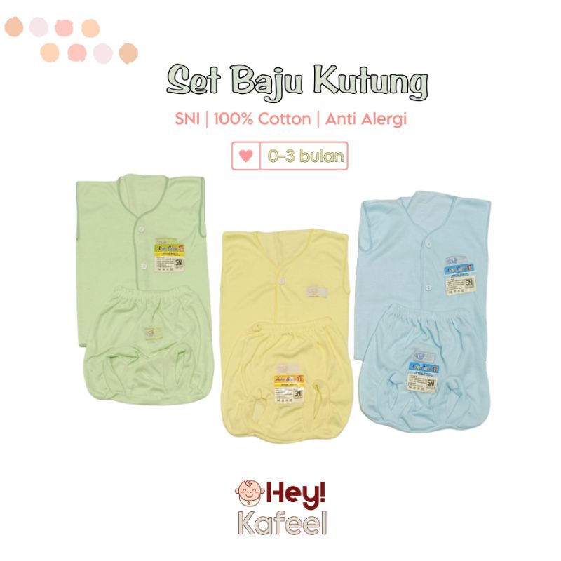 Baju Newborn 0-3bulan Arini Baby - Set Baju Kutung