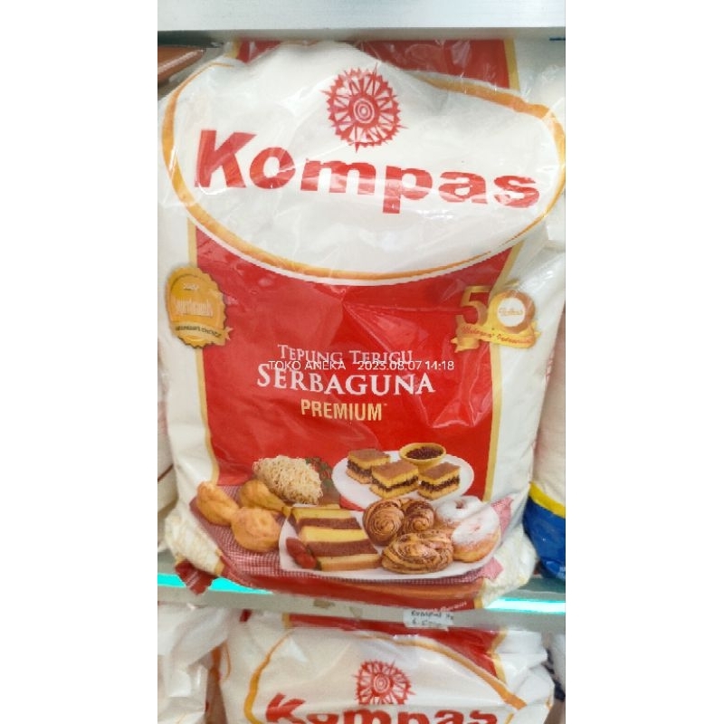 

TEPUNG TERIGU KOMPAS 1000GRAM