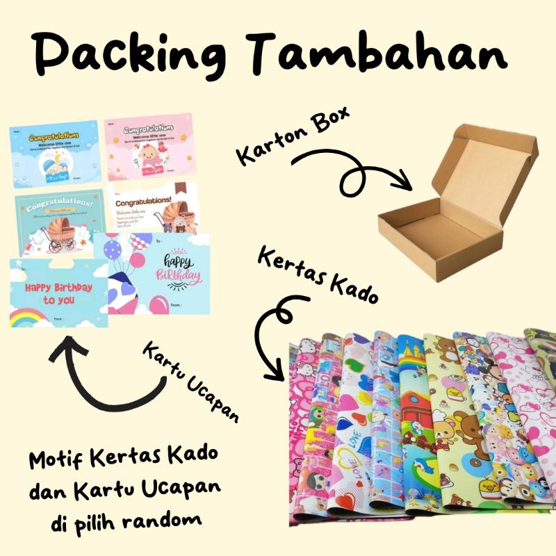 

Packing Tambahan Kertas Kado Box