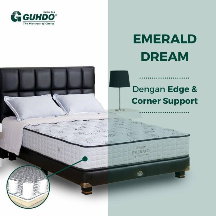 Kasur Springbed Guhdo Emerald Dream (Kasur Saja)