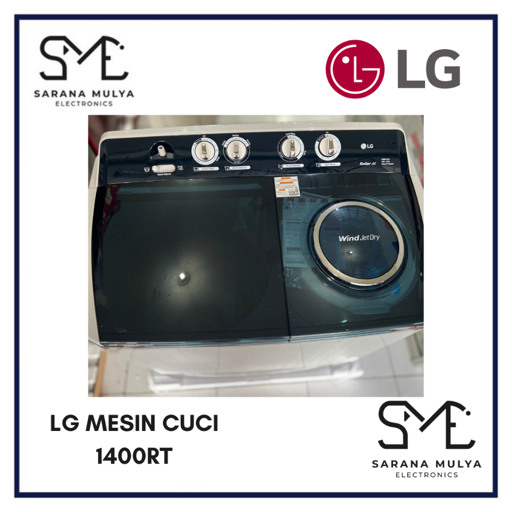LG MESIN CUCI 2 TABUNG 1400RT - 14KG MESIN CUCI 2 TABUNG
