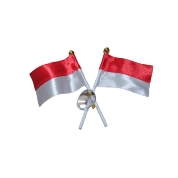 Bendera Mobil Kecil Pajangan Bendera Merah Putih Tempel Cop Kaca Mobil - Bendera Merah Putih Kaca Mo