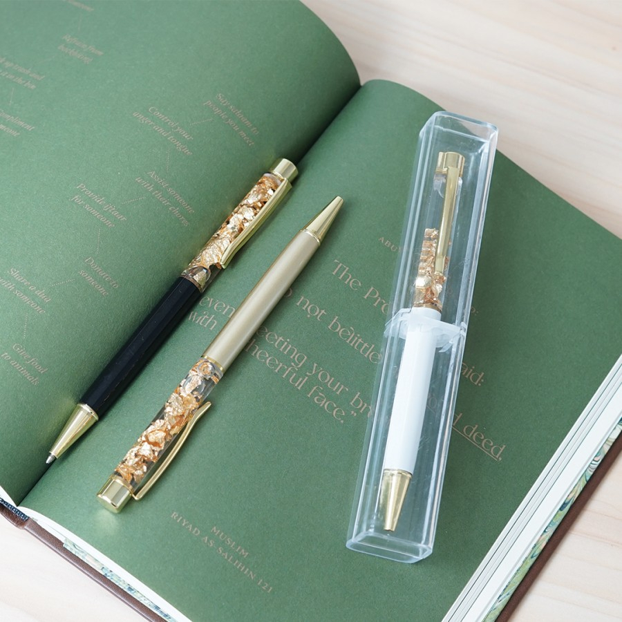 

Souvenir Pernikahan / Wedding Pesta / Ballpoint Gold Leaf BAL-29