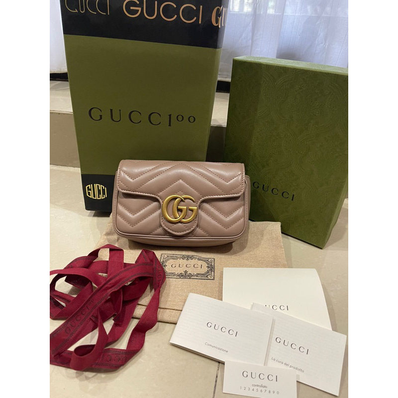 Gucci Bag Marmont mini Authentic