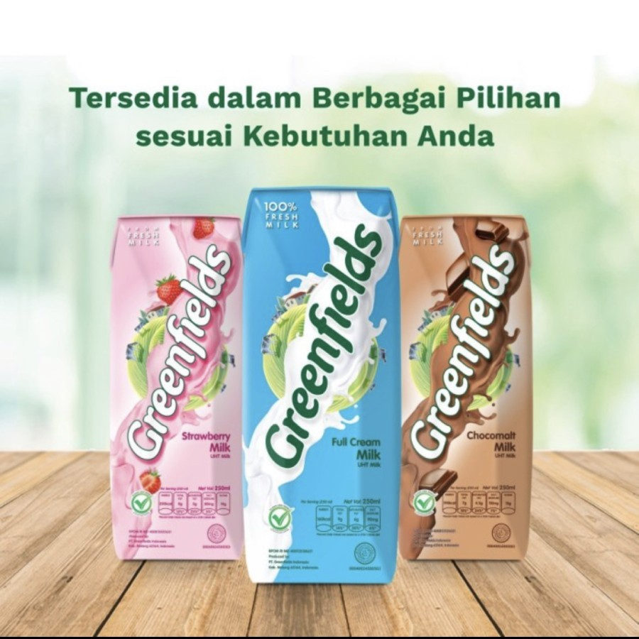 

Susu Greenfields UHT 200 ml x 32 pcs