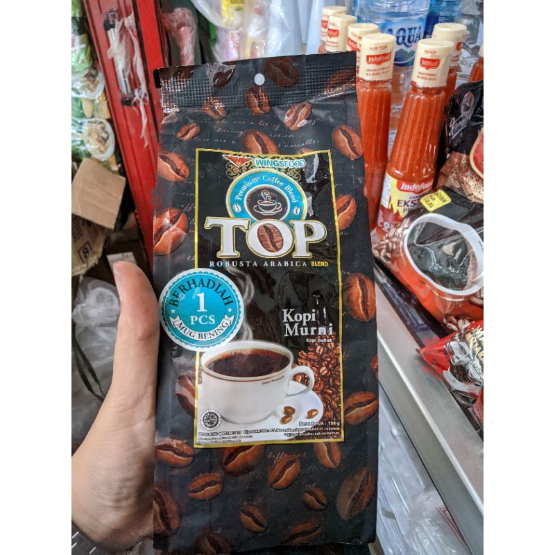 

TOP COFFE ROBUSTA ARABICA BLEND BONUS 1 MUG CANTIK