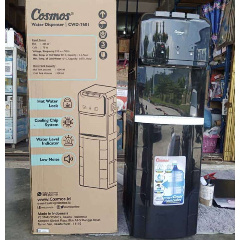 Dispenser galon bawah cosmos cwd 7601 BATAM