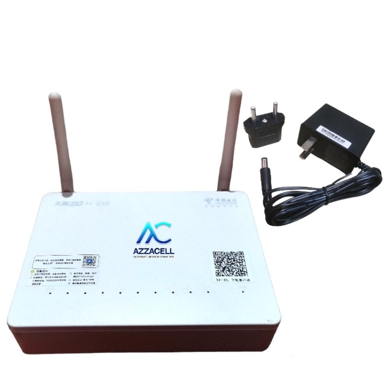 Router modem Zte epon F450 bodi kecil set adaptor ONU WIFI EXTERNAL ANTENA grosir dan ecer rt rw net