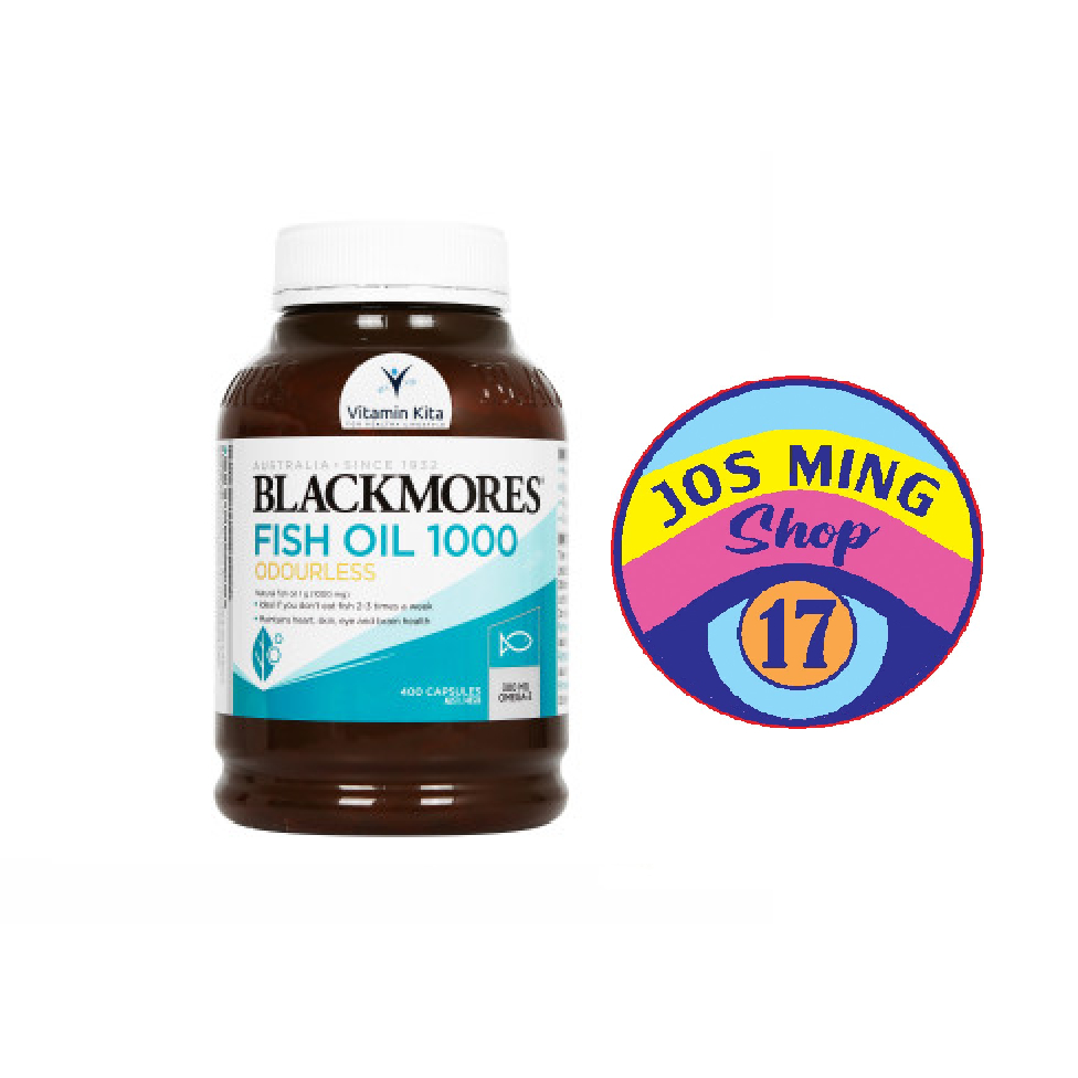 blackmores fish oil 1000mg 400 odourless