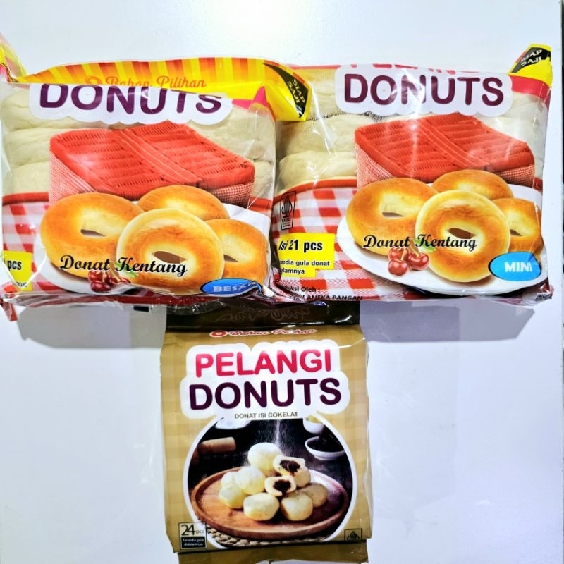 

DONUTS PELANGI all varian donat