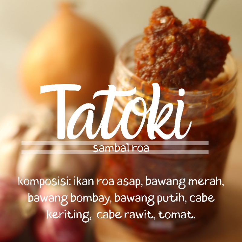 

TATOKI SAMBAL ROA KHAS MANADO KETO & DIABETES FRIENDLY TANPA GULA