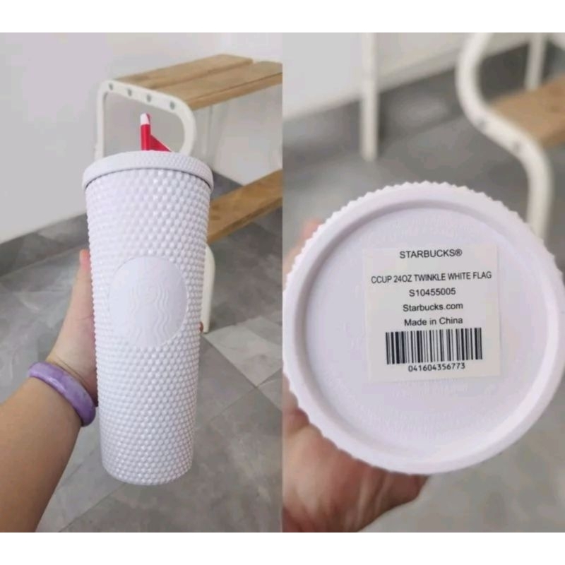 Tumbler Studded Starbucks Putih