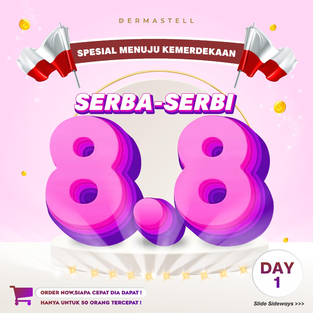 DERMASTEL 8.8 SERBA SERBI PAKET BUNDLING