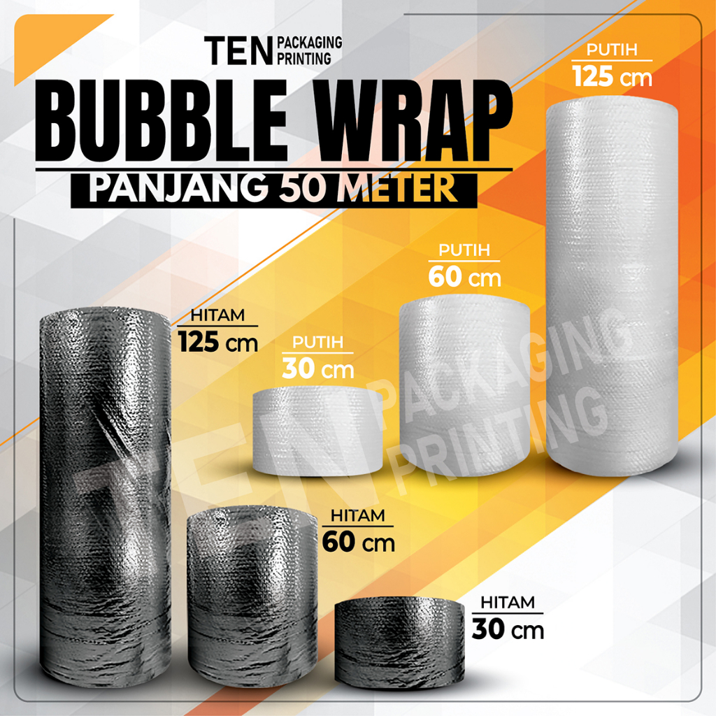 

Bubble Wrap Ukuran 30cm x 50M / Plastik Packing Online Shop Per Roll