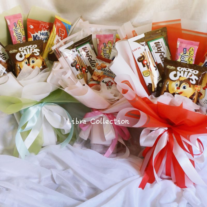 

Buket Jajan / Bouquet Snack Coklat / Bucket Snack / Ultah / Wisuda / Paper Merah Putih Edisi Kemerdekaan