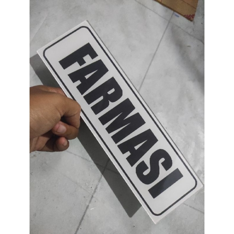 

Akrilik / Stiker VInyl Ruang Farmasi