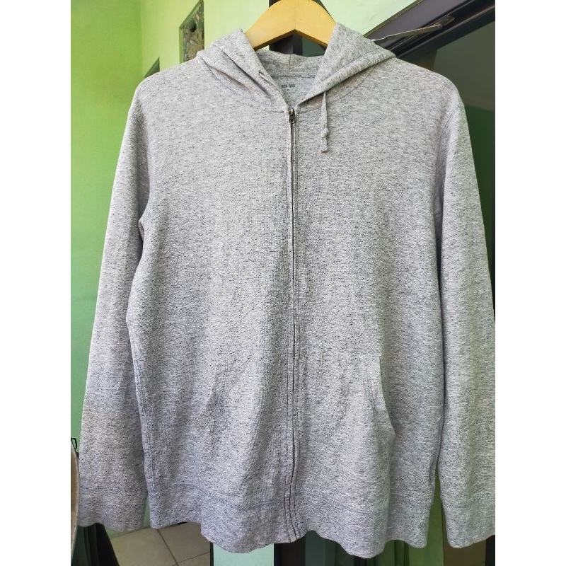 Hoodie Zipper Uniqlo AIRIsm