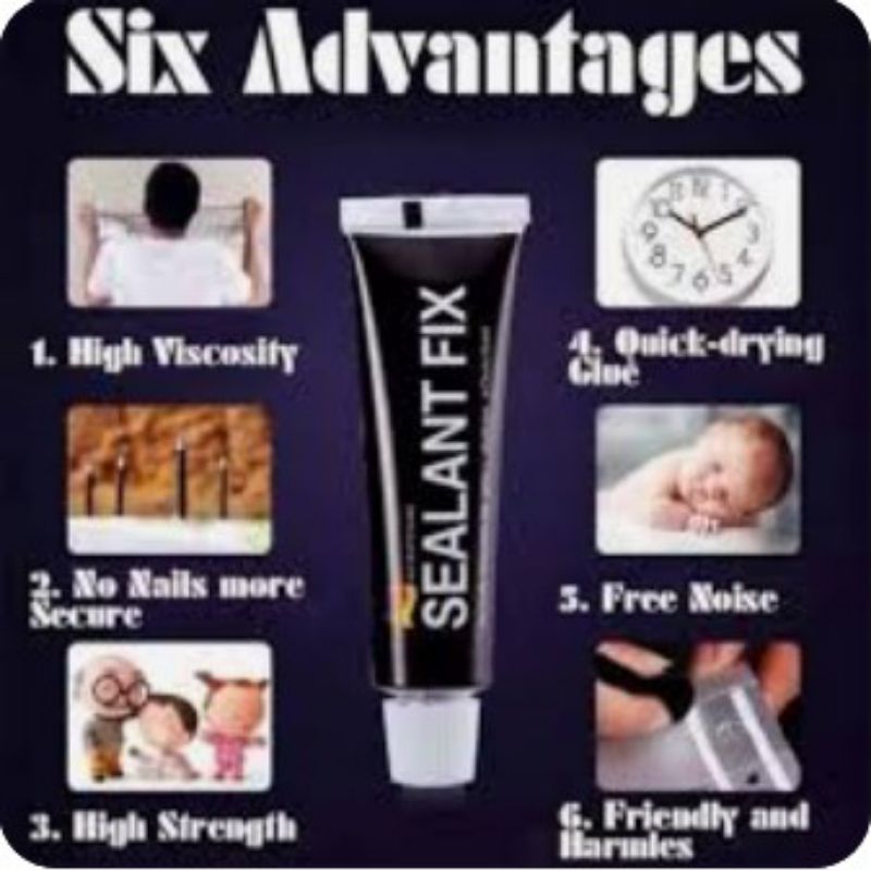 SEALANT FIX LEM SERBAGUNA SUPER KUAT