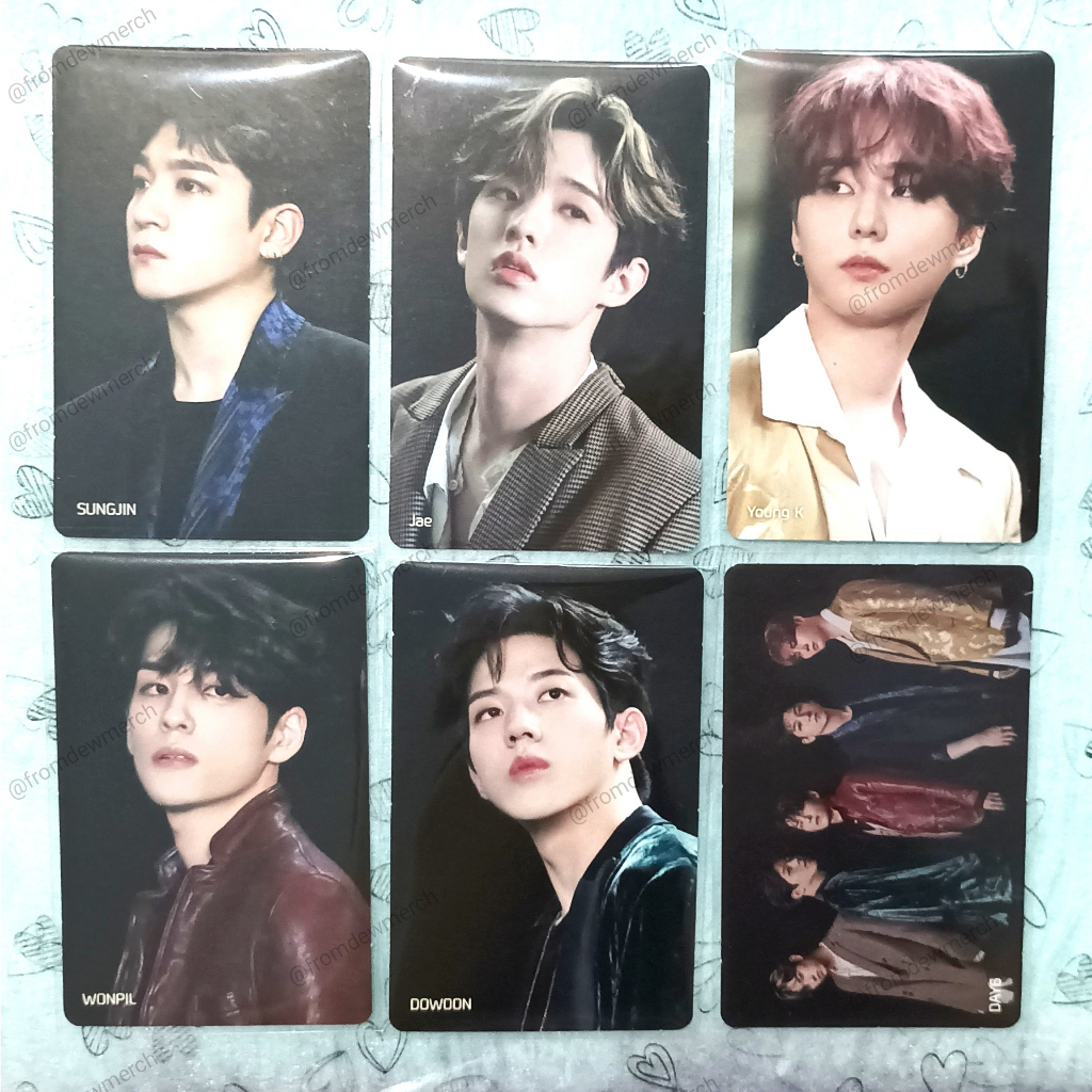 [BOOKED] Photocard Day6 Entropy Shinhan non album pc group
