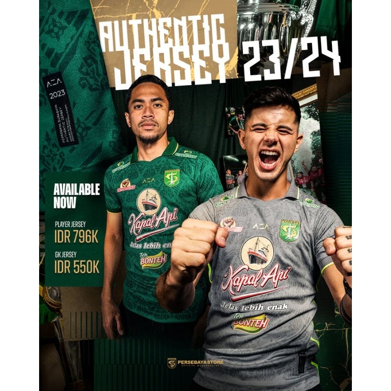 Jersey Persebaya Authentic 2023