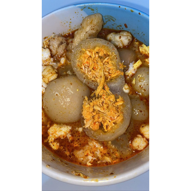 

boci baso aci ayam suwir mozarella