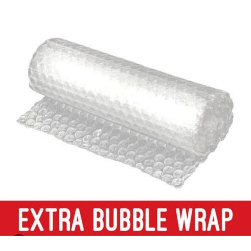 

Extra BubbleWrap untuk Packing Tambahan