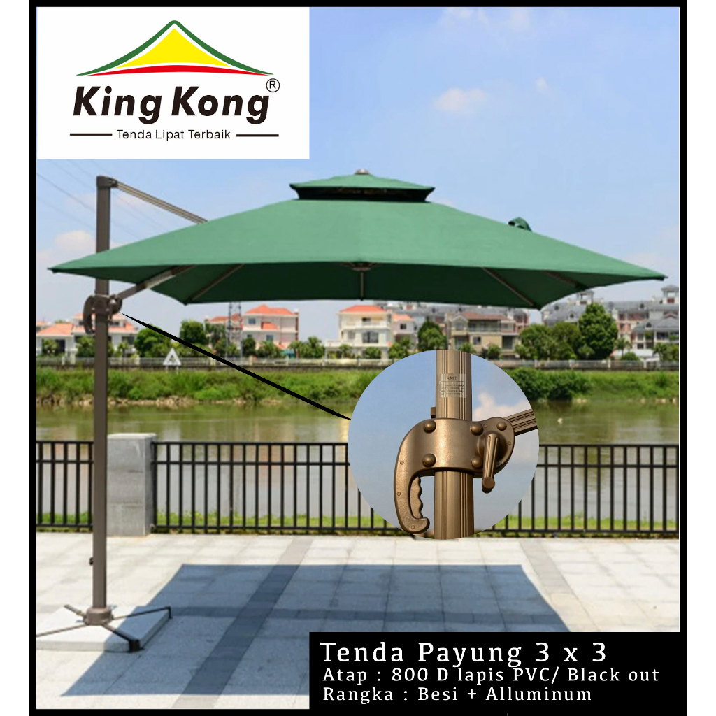 Tenda Parasol | Tenda Kolam Renang | Tenda Beach Club | Tenda Pantai | Tenda Leher Angsa Uk 2,5 x 2,