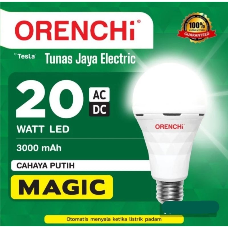 ORENCHI Lampu Emergency LED / Magic Lamp LED 20 Watt (Standar SNI)