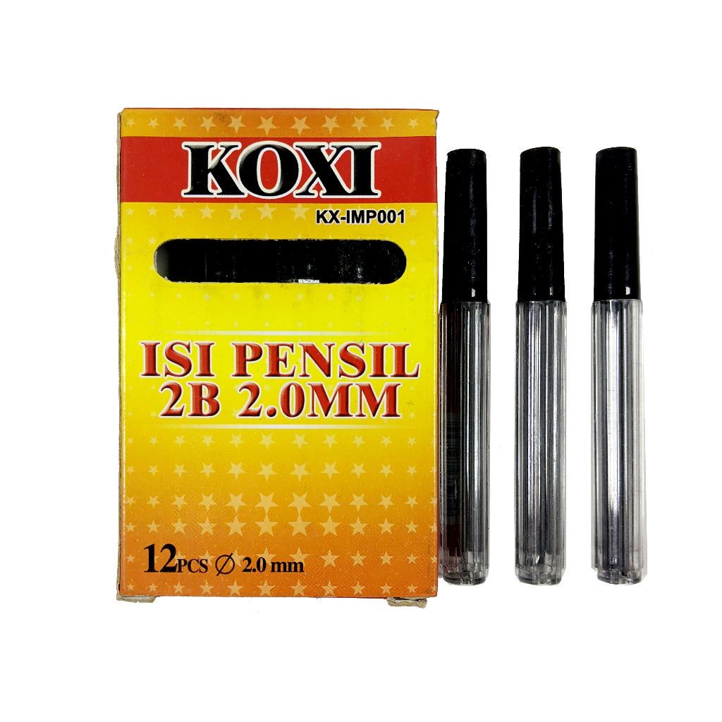 

KOXI ISI PENSIL 2B 2.0 MM / REFILL ISI PENSIL