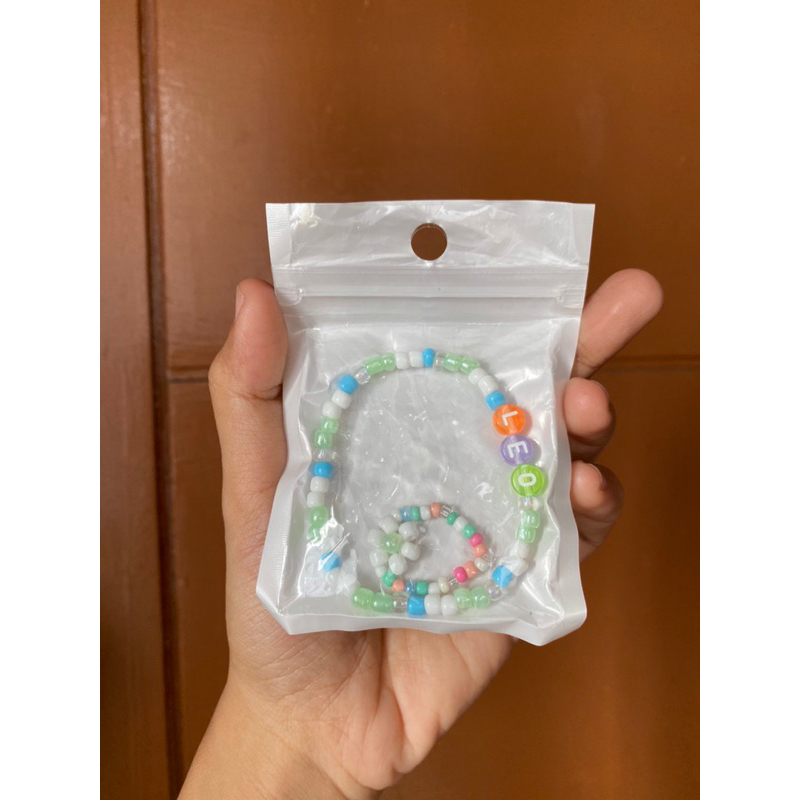 [PAKET 1 SET] DIY gelang & cincin manik / gelang cincin Beads Korea