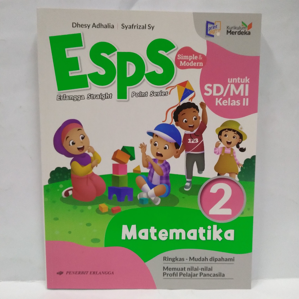 BUKU PELAJARAN KURIKULUM MERDEKA ESPS MATEMATIKA SD/MI KELAS 2
