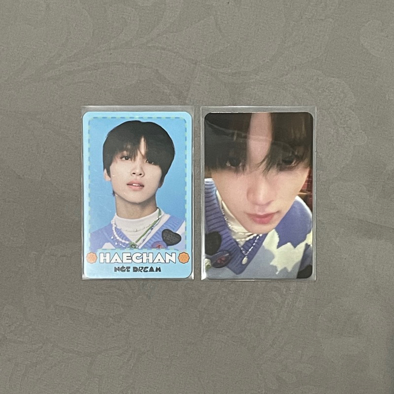 [candy] trading card B ver selca & concept set haechan tc