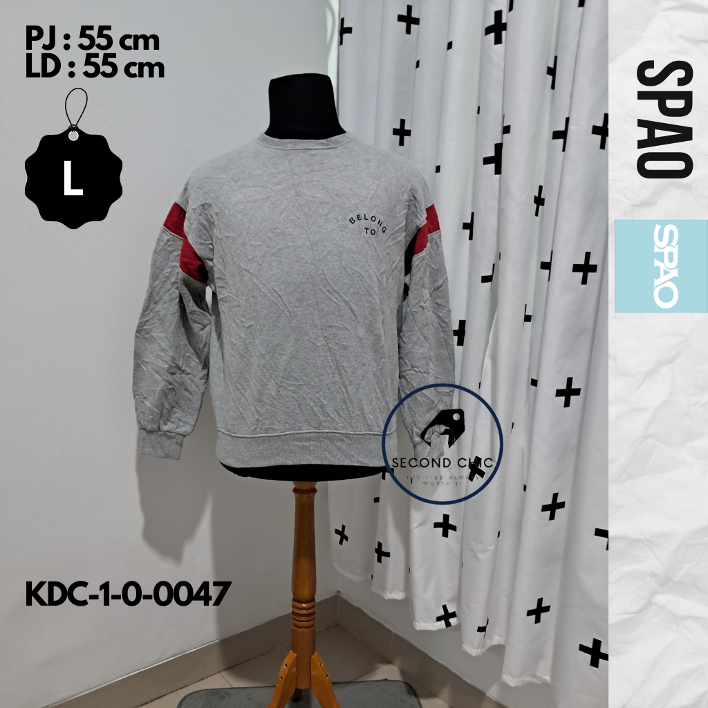 Crewneck SPAO ORIGINAL | Crewneck Pria | Sweater SPAO | Crewneck branded | Sweater branded
