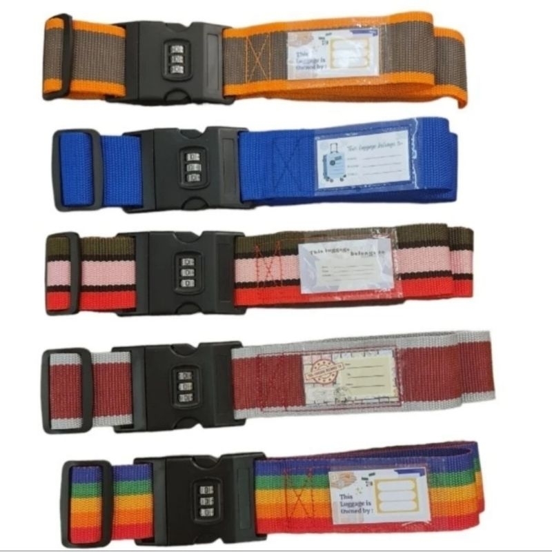 Luggage Belt Elegant Strap /Sabuk Tali Pengaman Koper Silang/ Heavy Duty Cross