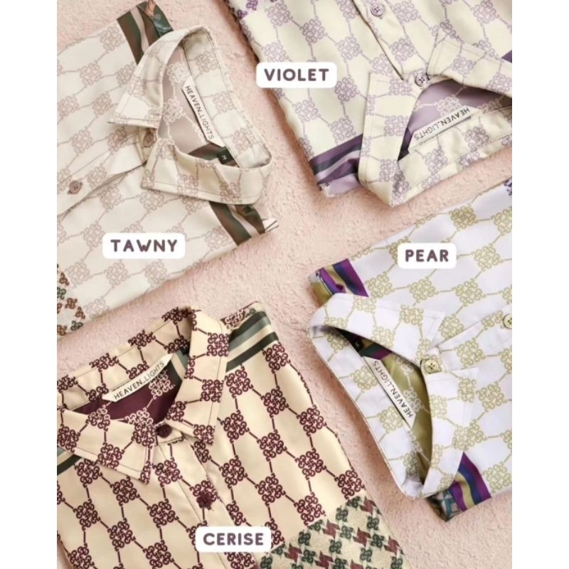 Zanitha Shirt Cerise Pear Violet S M L XL by Heaven Lights