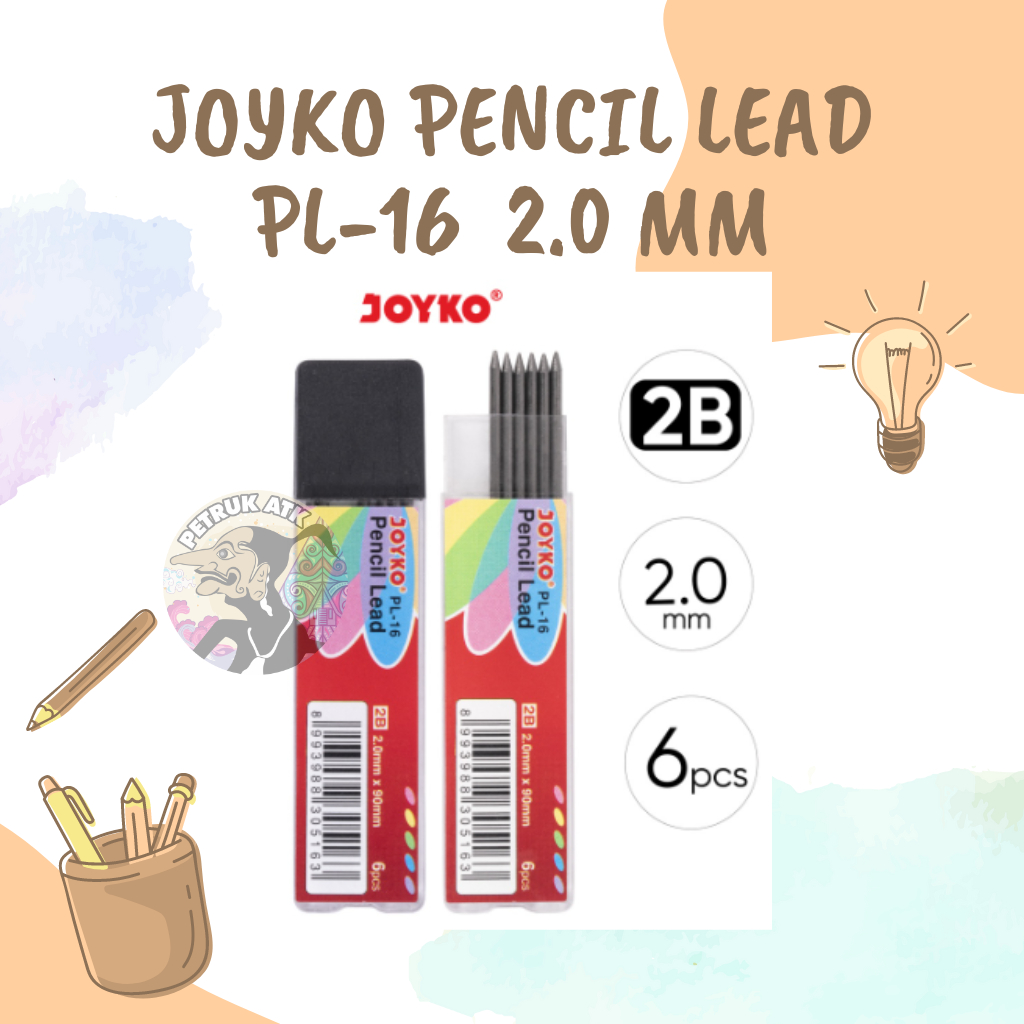 

[TUBE] PENCIL LEAD / ISI PENSIL MEKANIK JOYKO PL-16 2.0 MM^