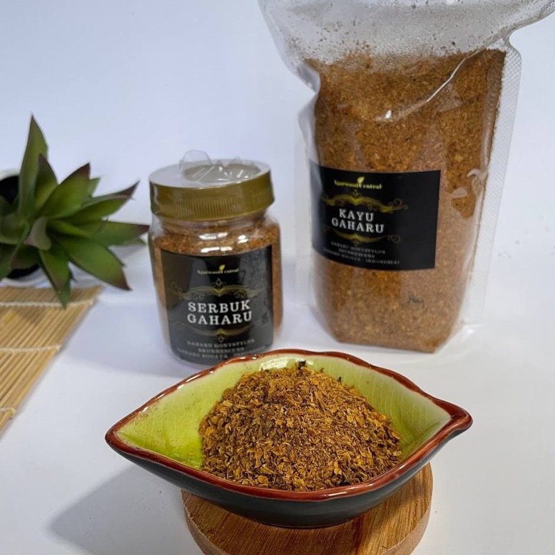 SERBUK KAYU GAHARU KALIMANTAN ASLI | BUKHUR DUPA GAHARU
