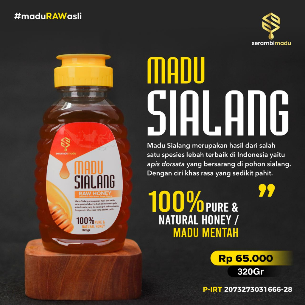 

Madu Sialang Super Premium Quality 100% Alami Pure Natural Raw Honey