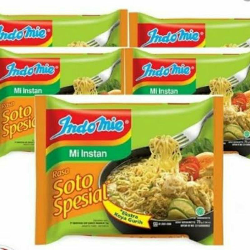 

Mie instan indomie rasa soto spesial