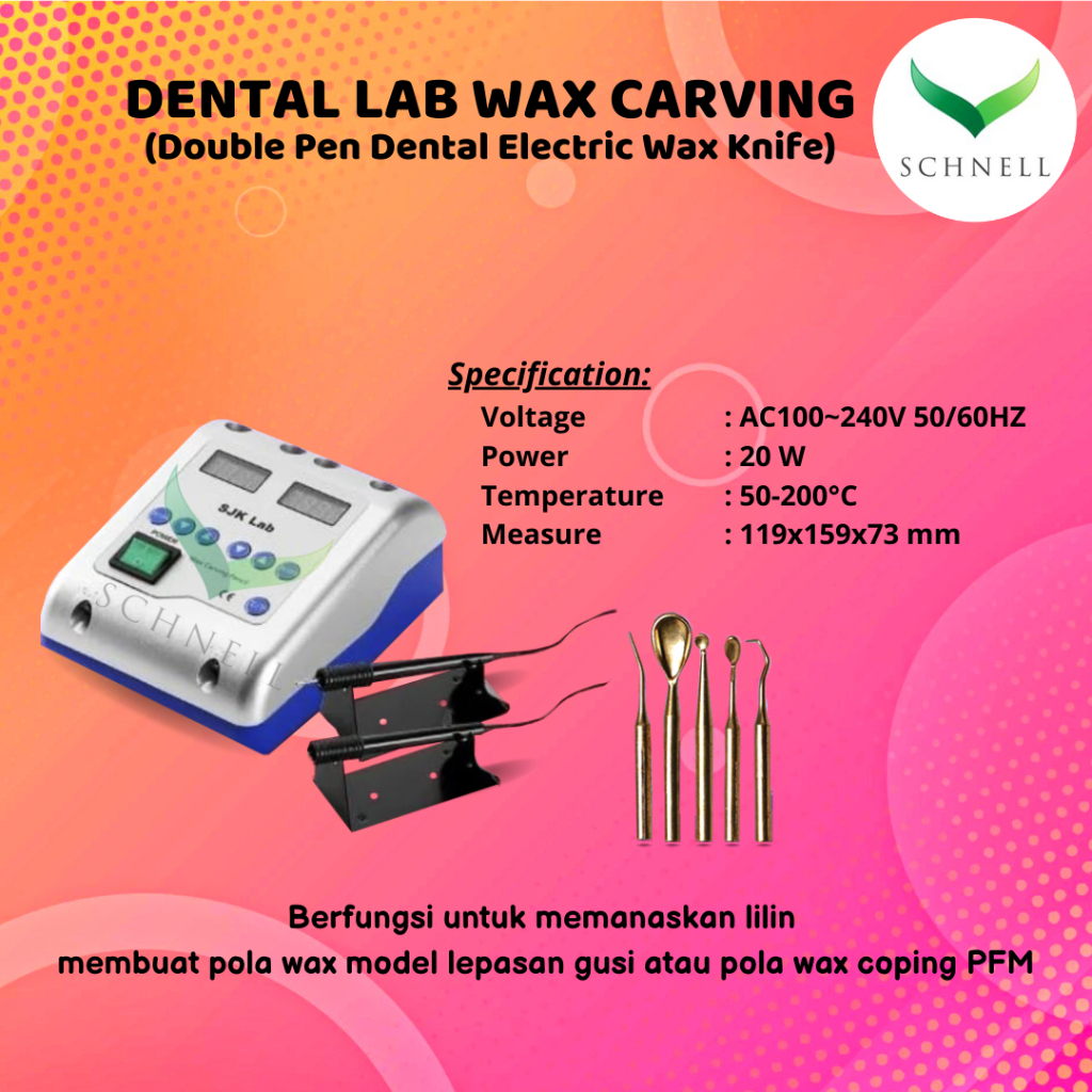 Double Pen Pisau Wax Knife/Dental Lab Tools Wax Electric Carving