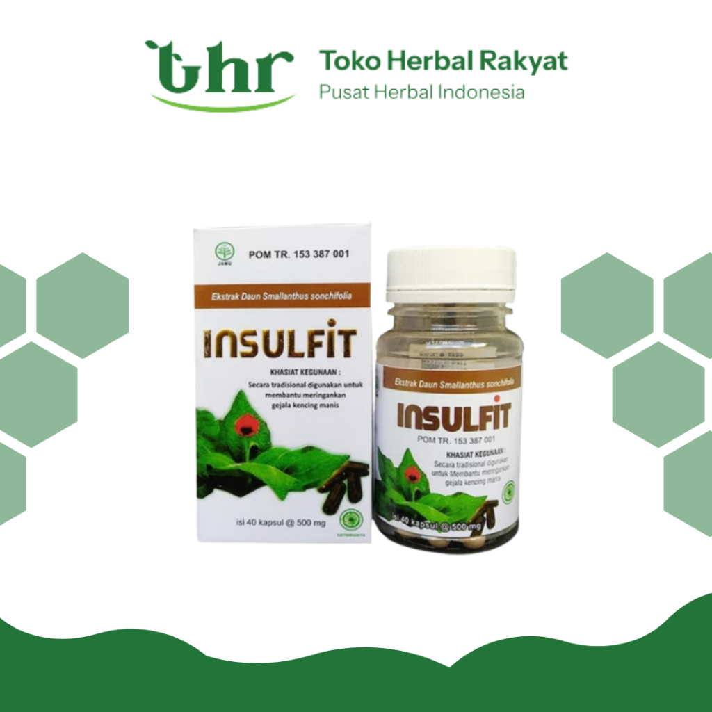 

Kapsul Insulfit Ekstrak Murni Daun Insulin | Herbal diabetes