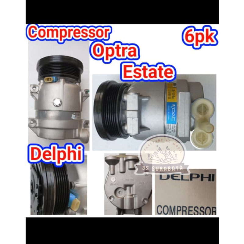 Kompresor Ac Mobil Chevrolet Aveo Optra Estate Lova Kaloz 6 Pk Ac Mobil