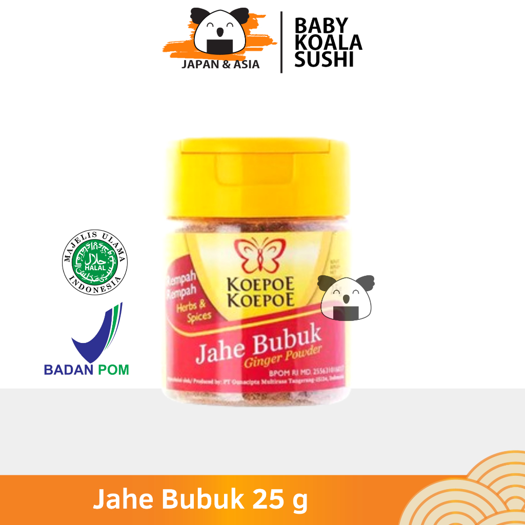 

KOEPOE Jahe Bubuk 25 g Halal | Ginger Powder