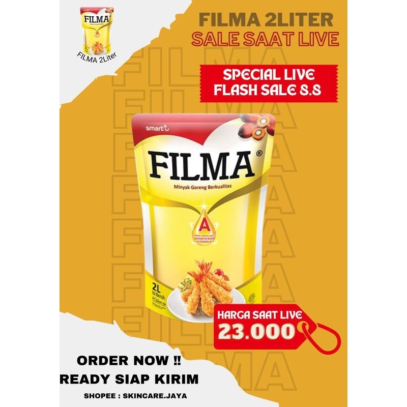 

MINYAK FILMA READY STOKK 2LITER PACKING AMAN
