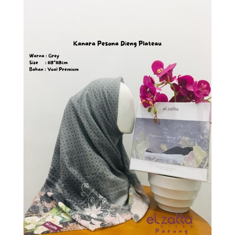 Hijab Premium Elzatta Kanara Pesona Plateu Dieng / Scarf Elzatta