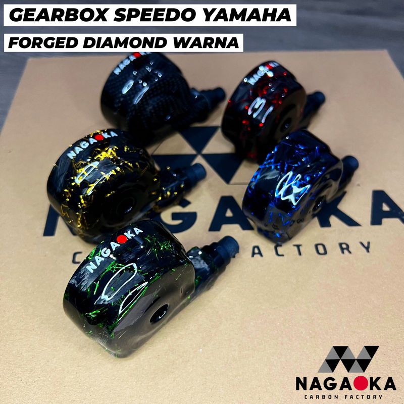 GEARBOX SPEEDOMETER CARBON FORGED DIAMOND PREMIUM KARBON KEVLAR YAMAHA MIO SPORTY NOUVO SOUL MX J GT