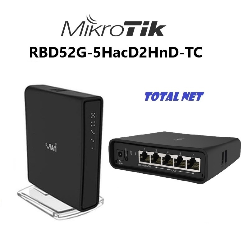 Mikrotik RBD52G-5HacD2HnD-TC hAP-AC2 Wireless Router Indoor RBD52G