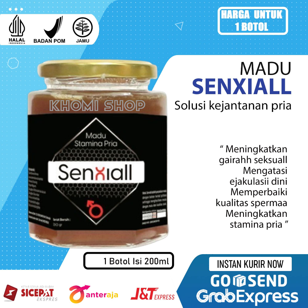

Madu Herbal Senxiall Honey 200ml - Madu Penambah Stamina Vitalitas Pria Dewasa Tahan Lama