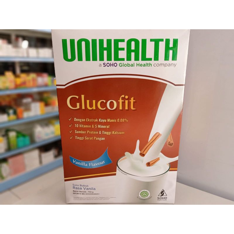 Glucofit Susu Unihealth (untuk kebutuhan gizi penderita diabetes)