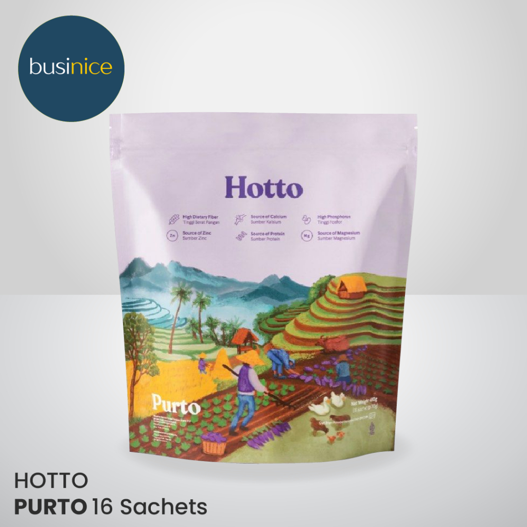 

Hotto Purto Pouch Multigrain with Purple Potato 16 sachet